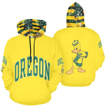 Load image into Gallery viewer, Oregon Ducks Hoodie All Over Print Hoodie for Men (USA Size) (Model H13)