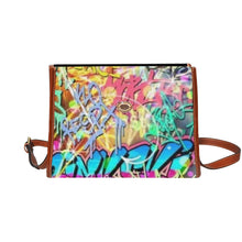 Load image into Gallery viewer, Graffiti Waterproof Canvas Bag-Brown (All Over Print)