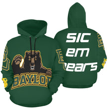 Load image into Gallery viewer, Sic Em Bear's All Over Print Hoodie for Men (USA Size) (Model H13)
