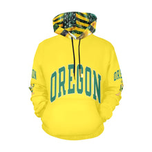 Load image into Gallery viewer, Oregon Ducks Hoodie All Over Print Hoodie for Men (USA Size) (Model H13)