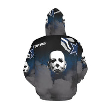 Load image into Gallery viewer, Cowboys Michael Myers All Over Print Hoodie for Men (USA Size) (Model H13)