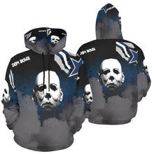 Load image into Gallery viewer, Cowboys Michael Myers All Over Print Hoodie for Men (USA Size) (Model H13)