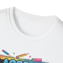 Load image into Gallery viewer, Colorful Classroom Vibes T-Shirt, Fun Teacher Tee, Back to School Shirt, Student Gift, Positive Vibes Apparel, Education Enthusiast Wear
