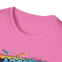 Load image into Gallery viewer, Colorful Classroom Vibes T-Shirt, Fun Teacher Tee, Back to School Shirt, Student Gift, Positive Vibes Apparel, Education Enthusiast Wear
