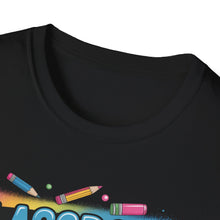 Load image into Gallery viewer, Colorful Classroom Vibes T-Shirt, Fun Teacher Tee, Back to School Shirt, Student Gift, Positive Vibes Apparel, Education Enthusiast Wear

