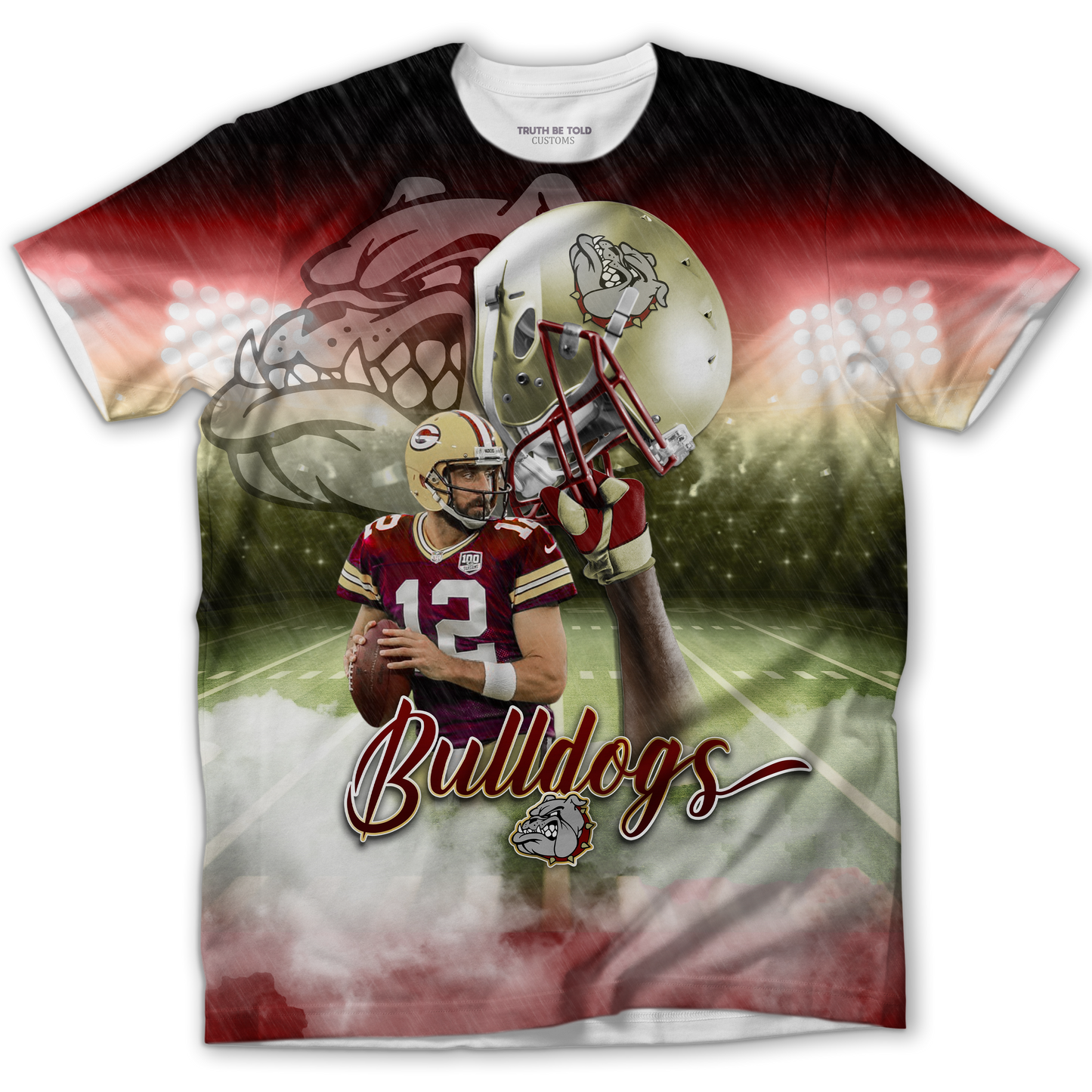 Custom All-Over Football Field Sport Shirt - 200